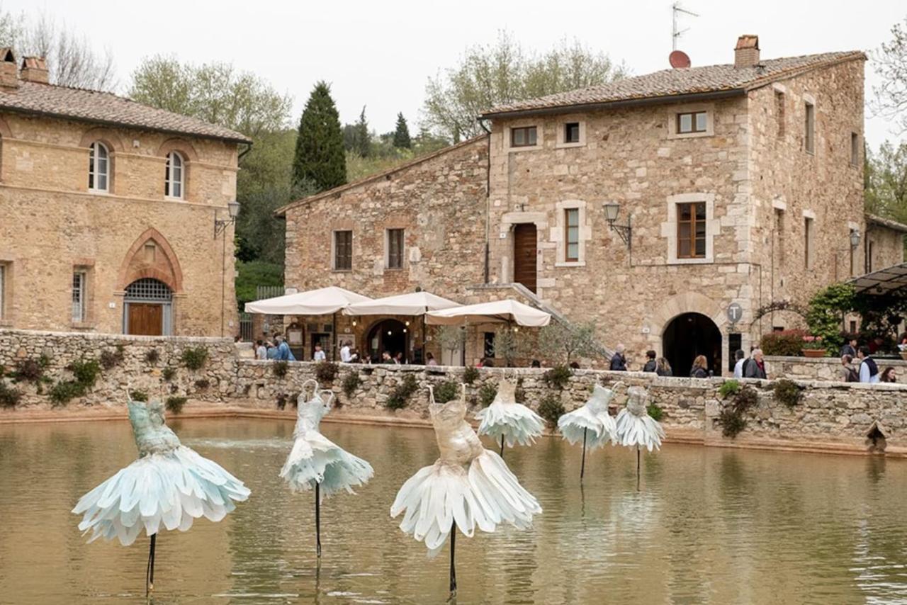 Locanda Il Porcellum Bagno Vignoni Exterior foto