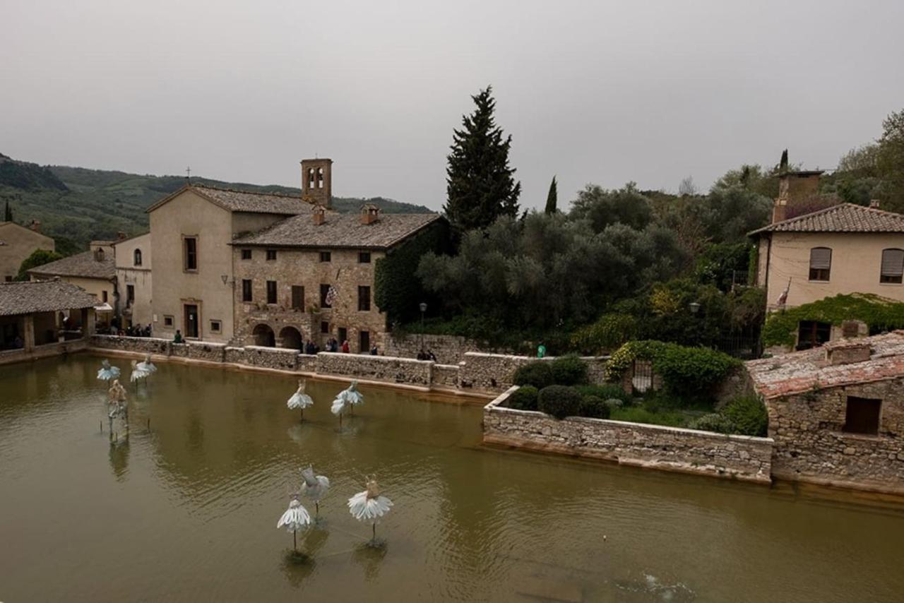 Locanda Il Porcellum Bagno Vignoni Exterior foto